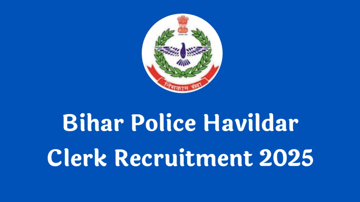Bihar Police Havildar Clerk 2026 Notification